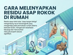 Infografis: Racun Bekas Rokok Bisa Nempel di Mana Saja, Ini Cara Bersihkannya
