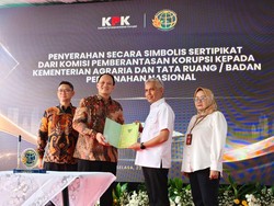 KPK Serahkan Aset Rampasan ke BPN Jatim, ini Totalnya!