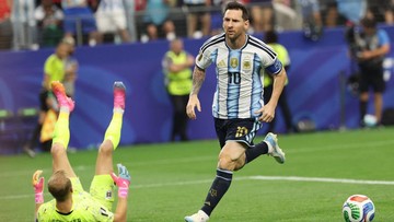 Hasil Argentina Vs Austria: Brace Bersejarah Messi Menangkan Albiceleste 2-0
