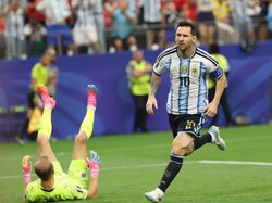 Hasil Argentina Vs Austria: Brace Bersejarah Messi Menangkan Albiceleste 2-0