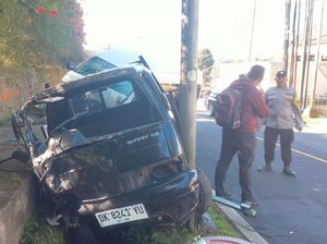 Kecelakaan Maut Pikap Vs Minibus di Pancasari Buleleng, 2 Orang Tewas