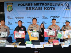 Polres Bekasi Kota Ungkap 102 Kasus Narkotika 2 Bulan, Tersangka 121 Orang