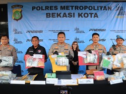 Polres Bekasi Kota Ungkap 102 Kasus Narkotika 2 Bulan, Tersangka 121 Orang