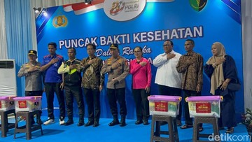 Kapolri Hadiri Puncak Bakti Kesehatan Jelang Hari Bhayangkara ke-80