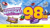 Liburan Sekolah Bingung ke Mana? Main Salju di Trans Snow World Surabaya Saja