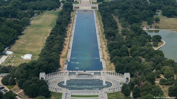 Trump Ancam Penjarakan Pelaku Vandalisme Lincoln Memorial Reflecting Pool
