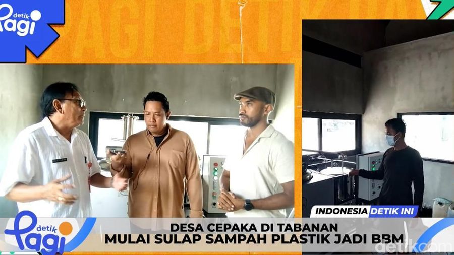 Video: Desa Cepaka di Tabanan Mulai Sulap Sampah Plastik Jadi BBM