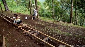Wisata Lereng Madakaripura Ramai Saat Libur Sekolah, Lori-Lorian Jadi Primadona