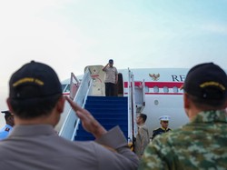 Prabowo Bertolak ke Gorontalo Hadiri Puncak Penas Petani dan Nelayan