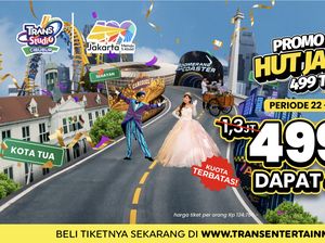 Main Ke Trans Studio Cibubur, 4 Tiket Rp 499 Ribu Spesial HUT Jakarta ke-499