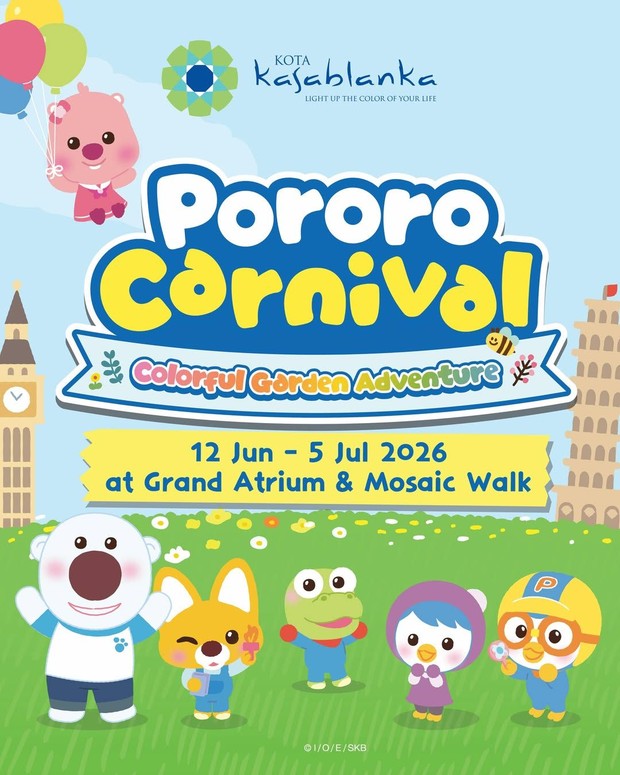 Event di Jakarta & sekitarnya Pororo Carnival/ Foto: Instagram @kotakasablanka
