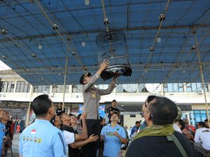 Saat Mapolres Sumedang Berubah Jadi Panggung Para Jawara Kicau