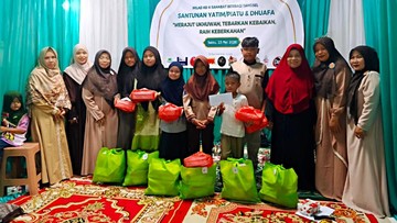 Pegadaian Gaet Sahabat Berbagi Tangsel Gelar Santunan Anak Yatim &amp; Dhuafa