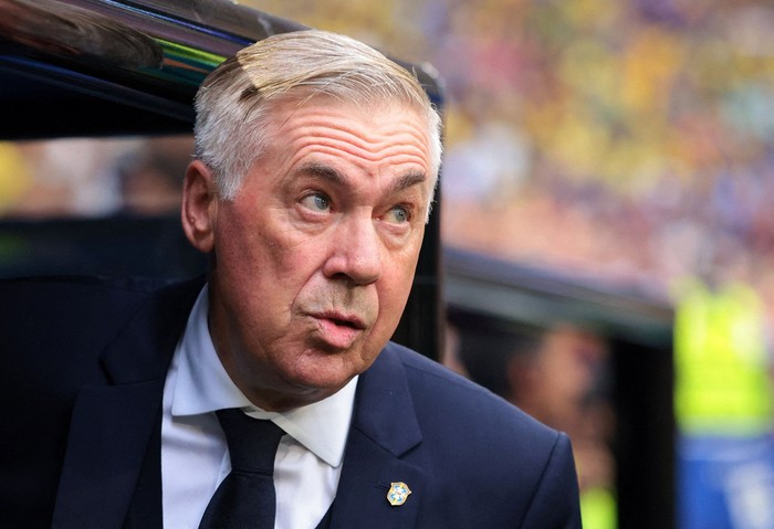Soccer Football - FIFA World Cup 2026 - Group C - Scotland v Brazil - Miami Stadium, Miami Gardens, Florida, U.S. - June 24, 2026 Brazil coach Carlo Ancelotti before the match IMAGN IMAGES via Reuters/Sam Navarro     TPX IMAGES OF THE DAY