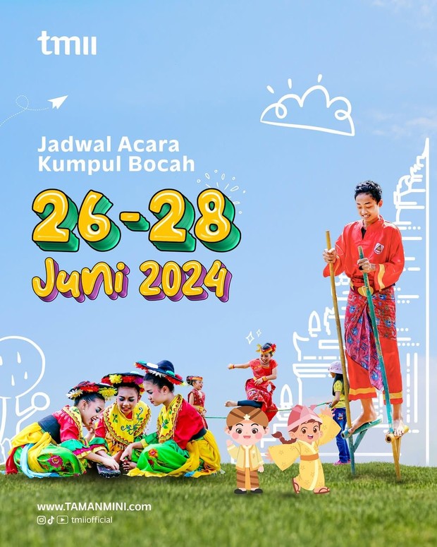 Event di Jakarta & sekitarnya Festival Kumpul Bocah di TMII/ Foto: Instagram @tmiiofficial