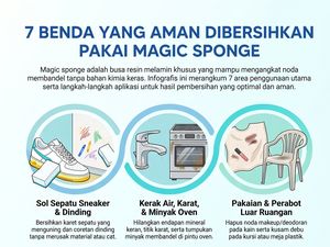Infografis: 7 Benda yang Bisa Disulap Jadi Kinclong Pakai Magic Sponge