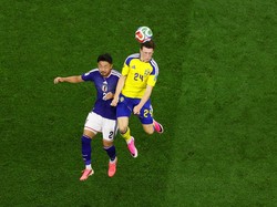 Elanga Balas Gol Maeda, Jepang dan Swedia Sama-sama Lolos ke 32 Besar