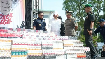 KDM Musnahkan Lebih dari 44 Juta Batang Rokok Ilegal Senilai Rp 65,1 M
