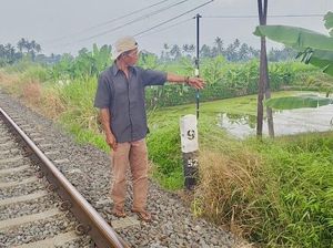 Pria Tanpa Identitas Tewas Terseret Kereta 10 Meter di Sukabumi