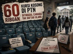Bagaimana Nasib 60 Ribuan Kursi PTN Ditinggal Camaba Tak Daftar Ulang?