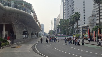 Jalan Sudirman-Thamrin Ditutup Jelang Puncak Perayaan HUT Ke-499 Jakarta