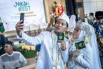 Kemenag Gelar Nikah Massal untuk 30 Pasangan