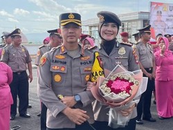Pasangan Polisi Ini dapat Tugas Baru di Kalimantan Selatan, Berikut Sosoknya