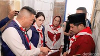 Momen Arumi Bachsin Dalam Kegiatan Pramuka Jatim