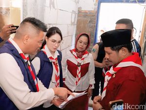 Momen Arumi Bachsin Dalam Kegiatan Pramuka Jatim