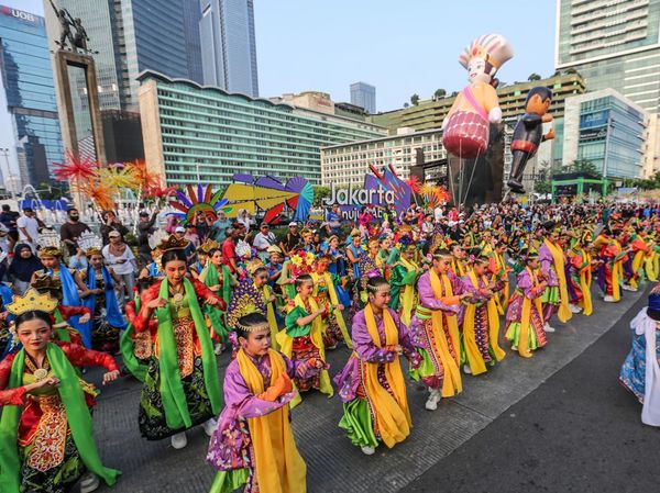 Atraksi Tarian Nusantara Meriahkan Perayaan HUT Jakarta
