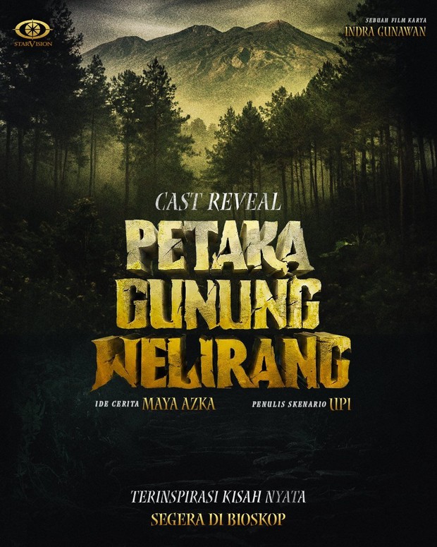 Film bioskop terbaru Petaka Gunung Welirang/Foto: Instagram @antonioblancojr Film bioskop terbaru Petaka Gunung Welirang