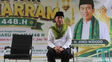 Jokowi di Hadapan Kiai dan Santri Lampung: Aku Masih Seperti yang Dulu