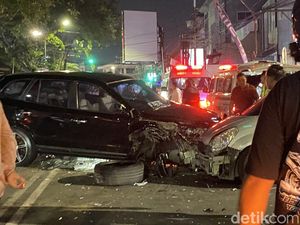 Sopir Hyundai Hitam Pemicu Laka Beruntun di Semarang Masih Diburu