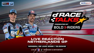 Live Reaction MotoGP Belanda 2026: Saksikan d'Race Talks di detikSport!