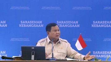 Di Depan Guru Besar, Prabowo Targetkan Pangkas 1.000 BUMN Jadi 250