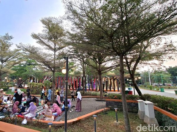Momen Libur Sekolah Taman Nyawiji Nganjuk Jadi Alernatif Wisata