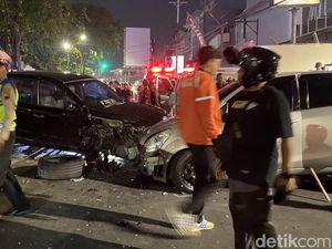 7 Orang Jadi Korban Laka Beruntun di Jalan Tentara Pelajar Semarang