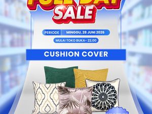 Sarung Bantal Sofa Diobral di Transmart Full Day Sale, Cuma Rp 20 Ribu