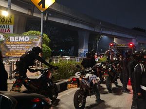 Pemotor Mabuk dan Tak Pakai Helm Terjaring Patroli Polisi di Priok