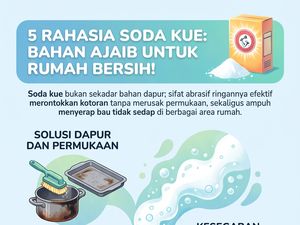 Infografis: Cara Sakti Hempaskan Noda Membandel, Cukup Pakai Baking Soda
