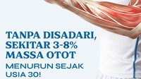 Jaga Massa Otot dengan Konsumsi Susu Collagena