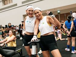 Momen Gisel-Luna Maya Banjir Keringat di HYROX Jakarta