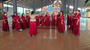 Penjelasan Pemprov Soal Kontingen Paduan Suara Gereja Kepri Nyanyi di Soetta