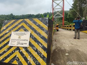 Duduk Perkara Jembatan Sukamenak Penghubung Ciamis-Tasik Ditutup