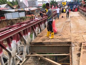 Kementerian PU Kebut Perbaikan Jembatan Bailey Kutablang Aceh
