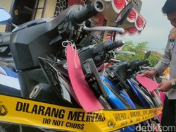 Komplotan Curanmor Puncak Cianjur Diringkus, 23 Motor Diamankan