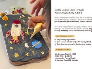 Anak Suka Gambar? Yuk Ikut Workshop Lukis di Edible Canvas!