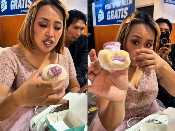 Heboh! Pinkan Mambo Review Jajanan Sebelum Resepsi Pernikahan di Mall
