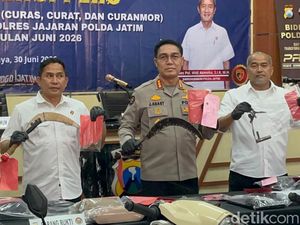 222 Tersangka Kejahatan Jalanan Diamankan Polda Jatim Sepanjang Juni