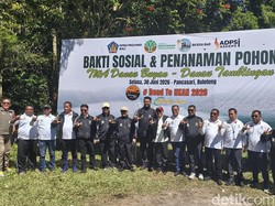 ADPSI Tanam 500 Pohon di Danau Buyan, Gaungkan Semangat Konservasi